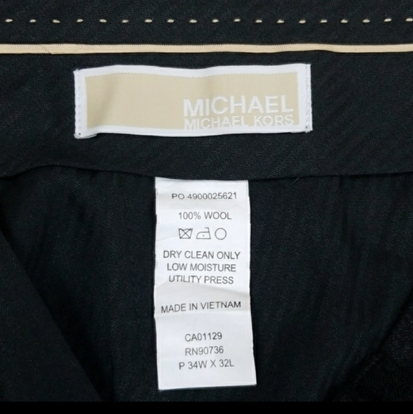 Michael Michael Kors Wool Dress Pants - Picture 2 of 4